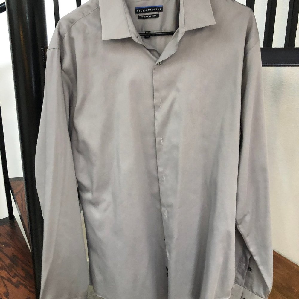 Geoffrey Beene Sateen Fitted Shirt